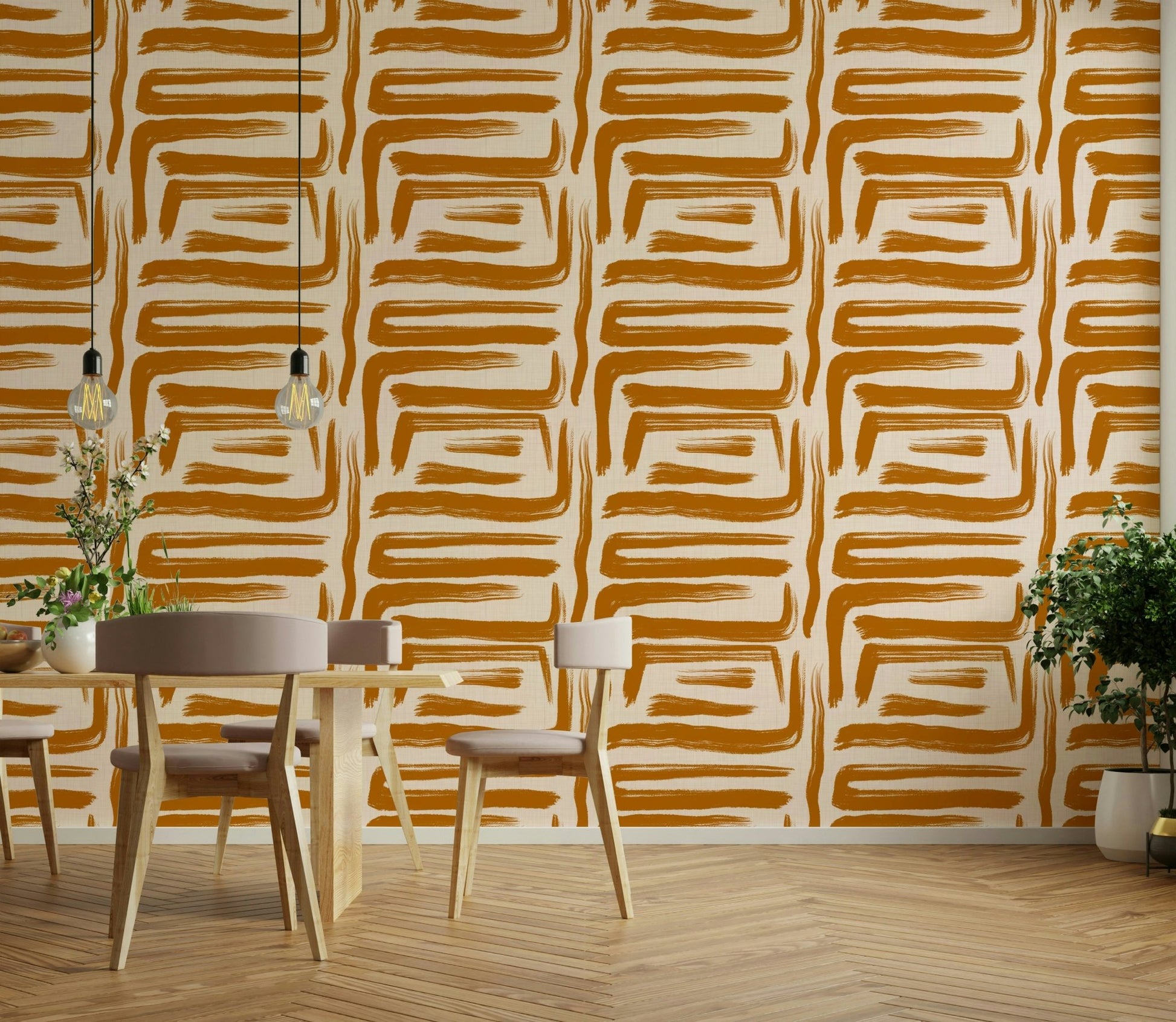 Abstract amber wallpaper design  GD649, GD650
