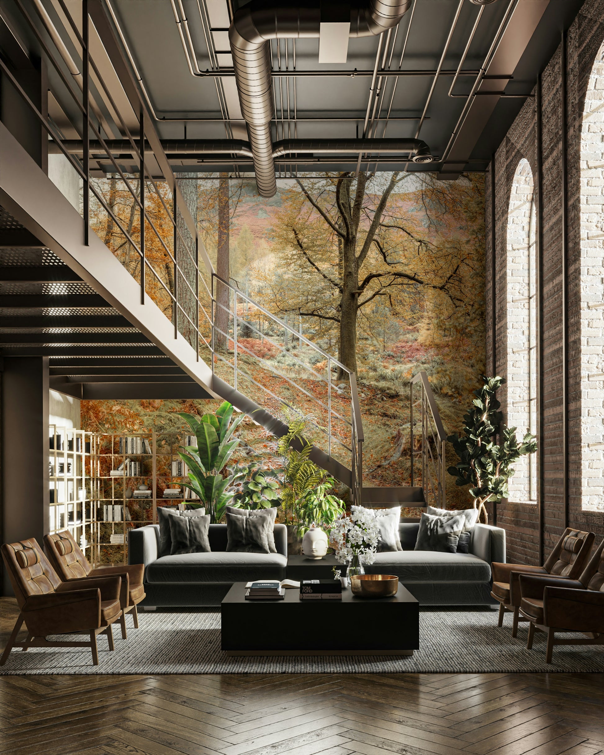 The mood is peaceful and serene.

