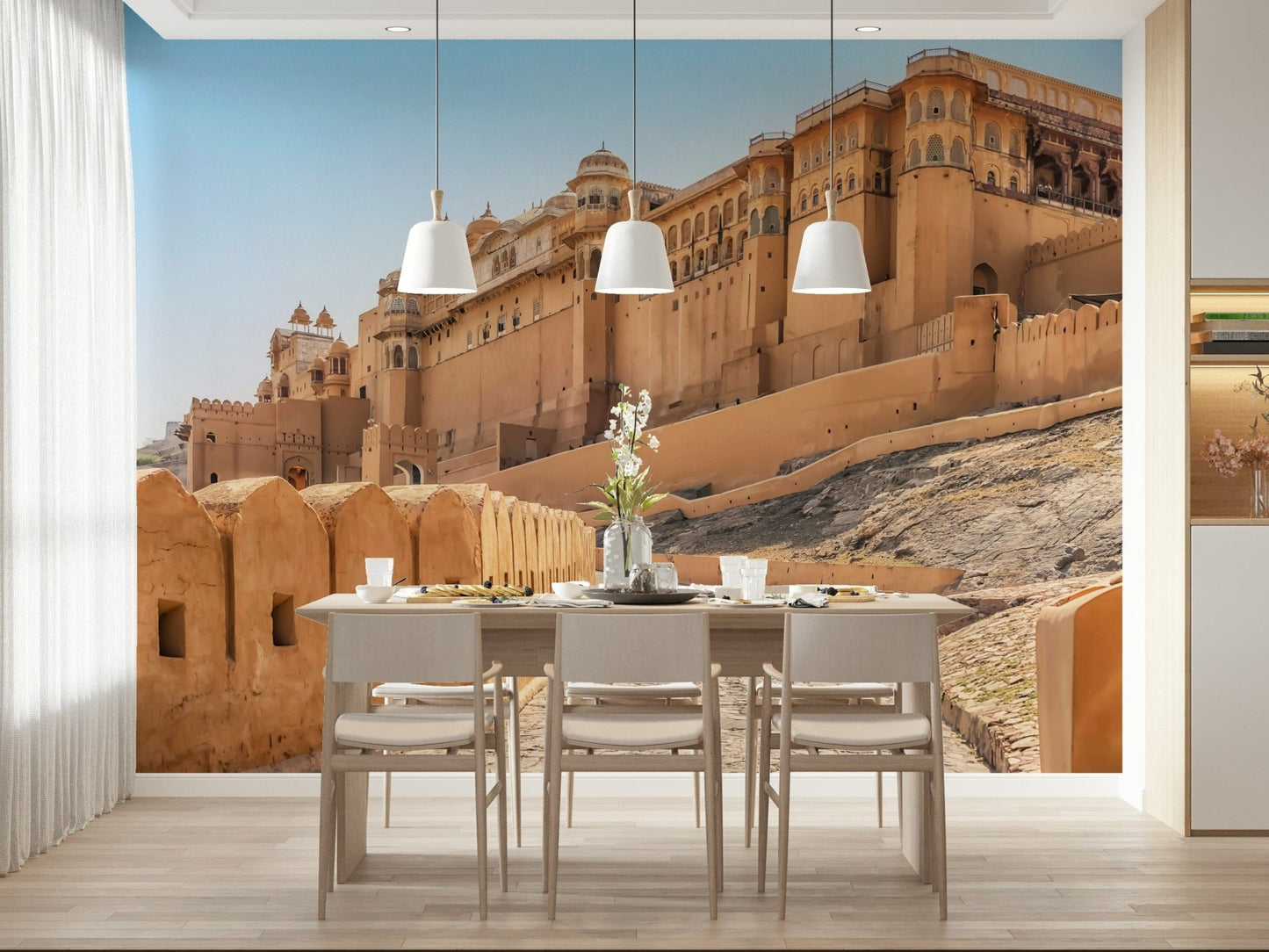 Amber Fort Grandeur Wall Mural