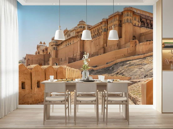 Amber Fort Grandeur Wall Mural with majestic palace view GD7334

