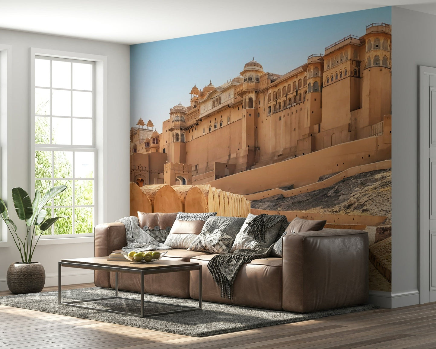 Amber Fort Grandeur Wall Mural