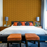 Art nouveau style wallpaper in amber
 GD251
