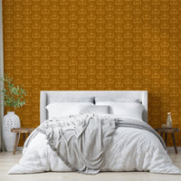 Amber vintage wallpaper with soft blooms
 GD251
