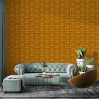 Leafy amber wall print with subtle flair
 GD251
