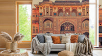 Amber Palace Grandeur Wall Mural courtyard view for a master suite wall mural