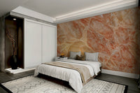 Rustic amber wallcovering
