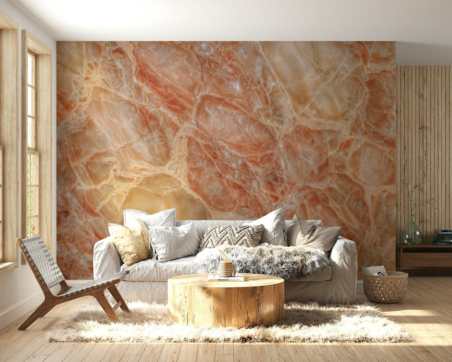 Mineral inspired mural
