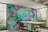 Soft, flowing crystal design creating a sophisticated atmosphere

