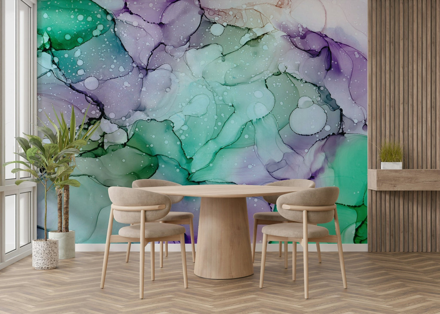 Ideal wallpaper for adding opulence to living rooms or bedrooms

