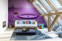 artistic ripple pattern wallpaper

