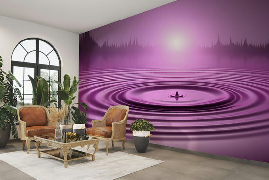 amethyst ripples wall mural GD3340

