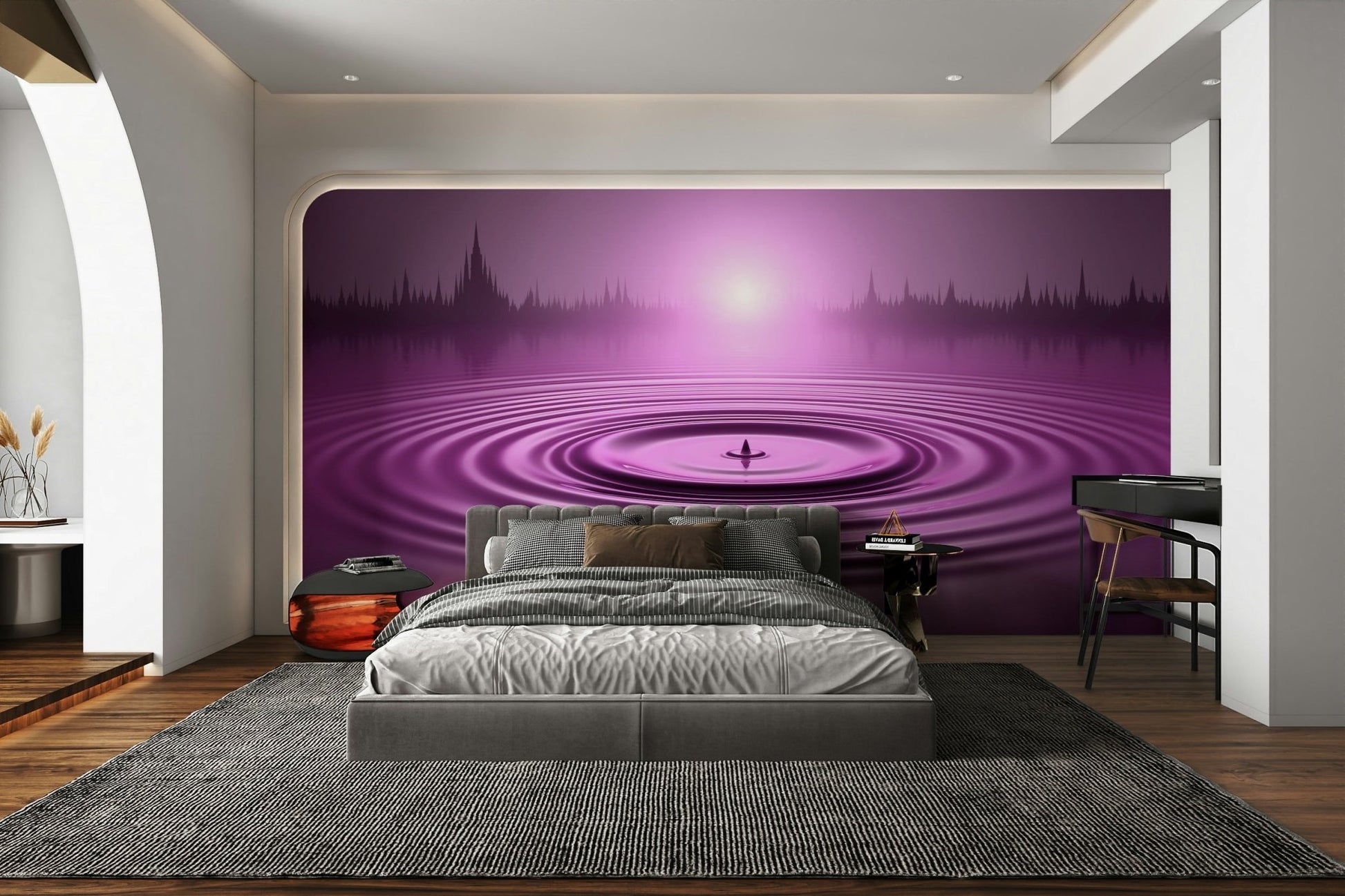 graceful and flowing wall art

