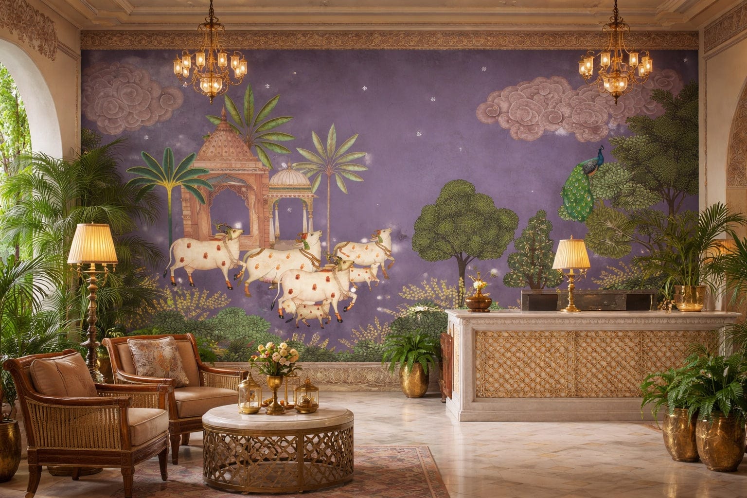 Amrit Dhara Wall Mural GD4323