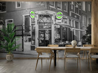 Amsterdam Cafe Wall Mural