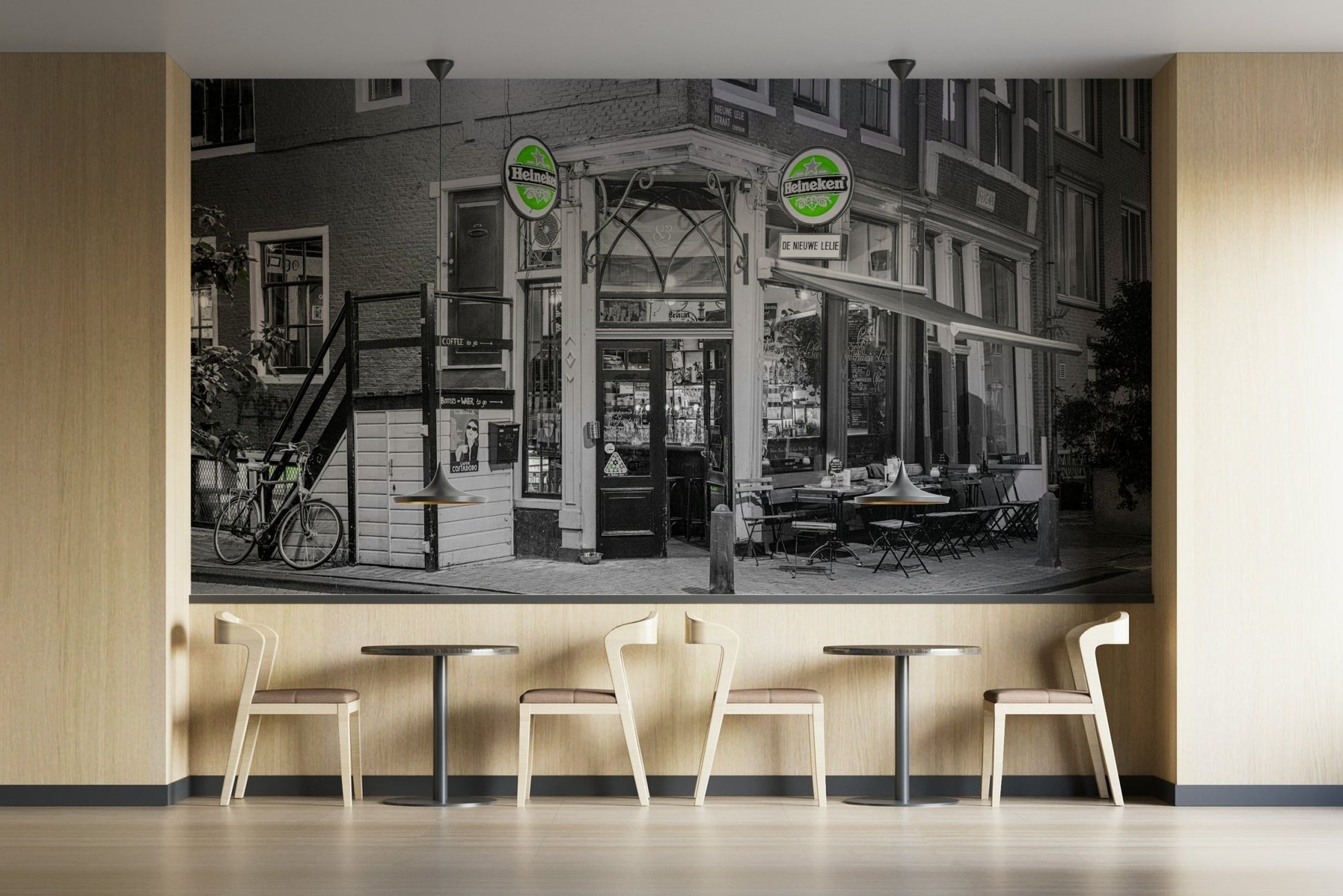 Amsterdam Cafe Wall Mural