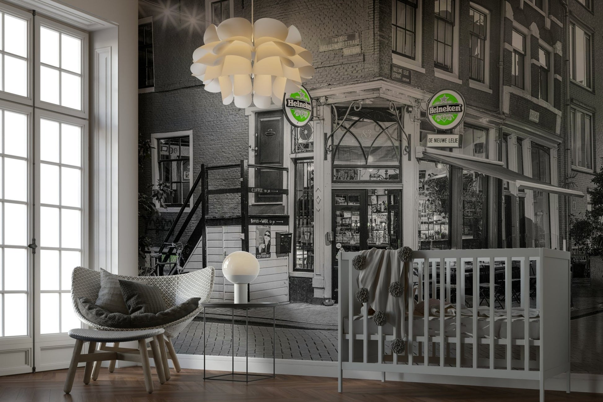 Amsterdam Cafe Wall Mural