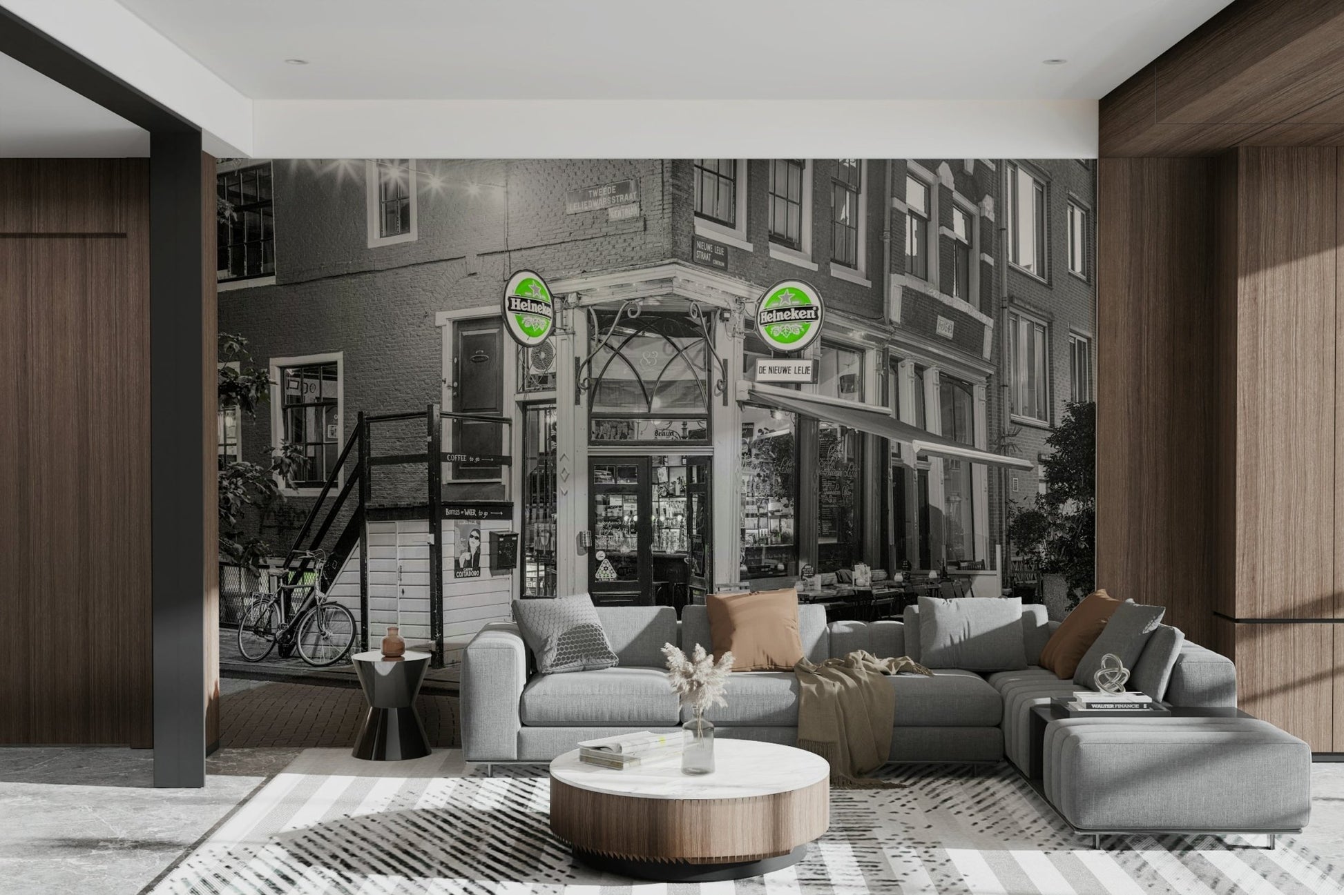 Amsterdam Cafe Wall Mural
