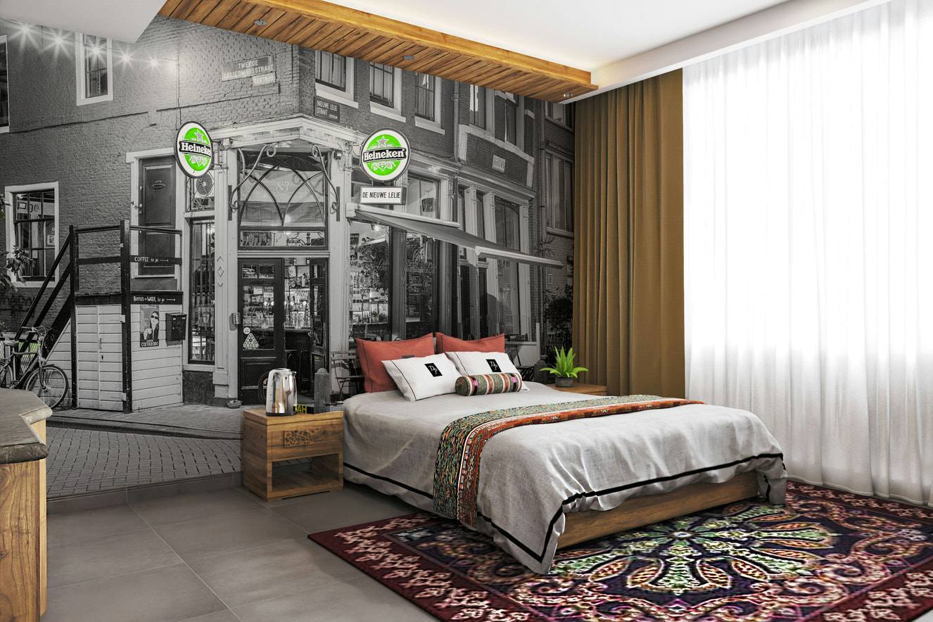 Amsterdam Cafe Wall Mural