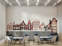 Quiet city scene for living room

