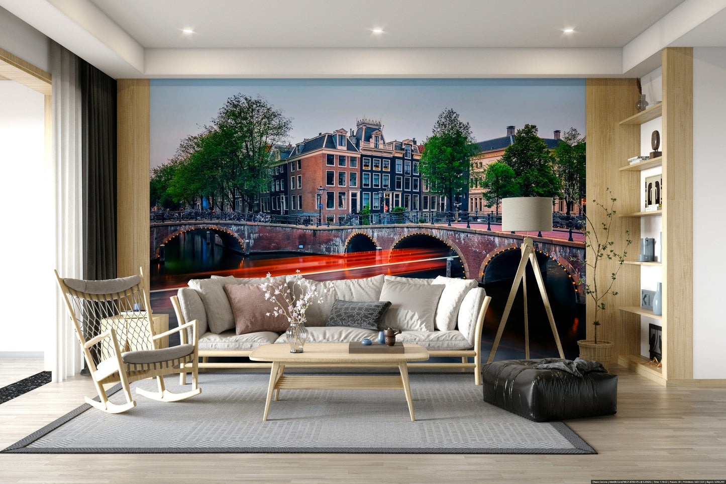 Amsterdam Lights Wall Mural