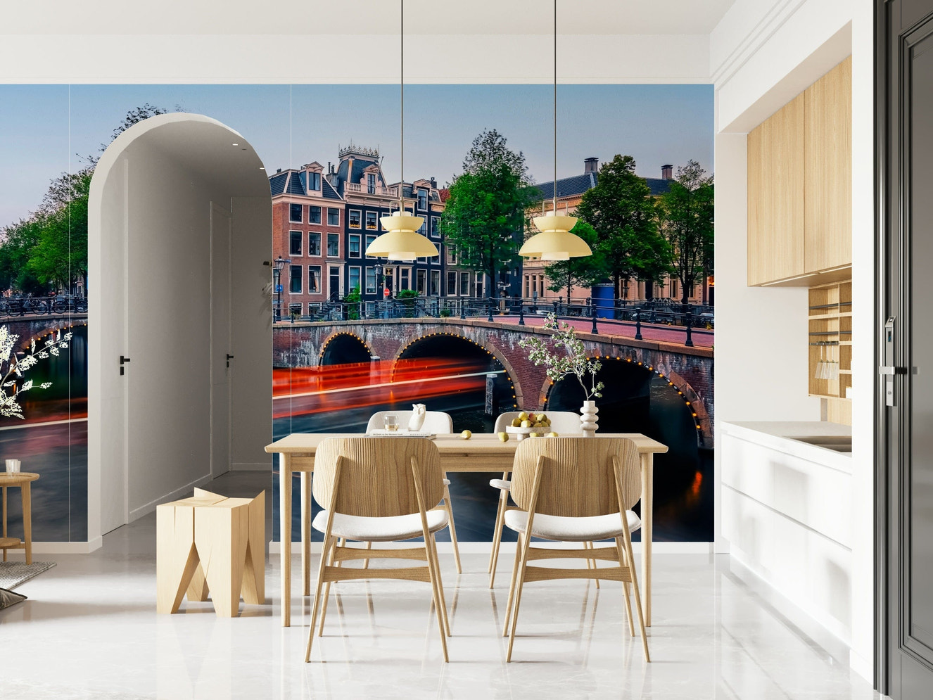 Amsterdam Lights Wall Mural