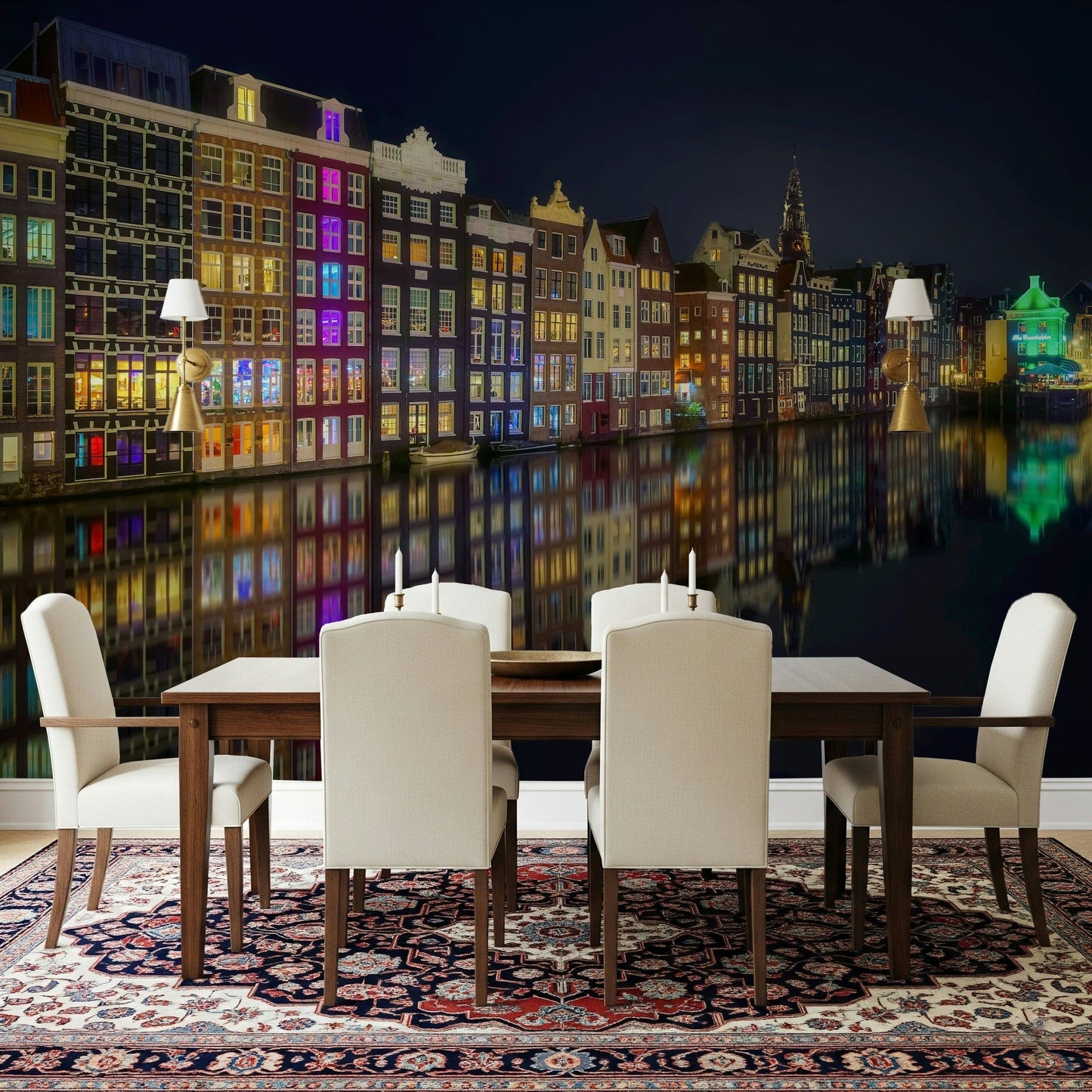 An artistic nature inspired mural for home decor., GD5894