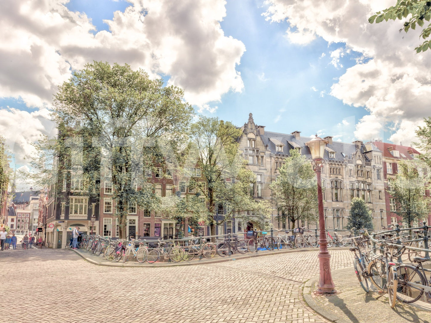 The design is non-realistic and interpretive.

