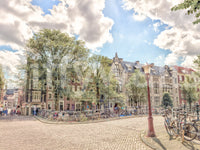 The design is non-realistic and interpretive.

