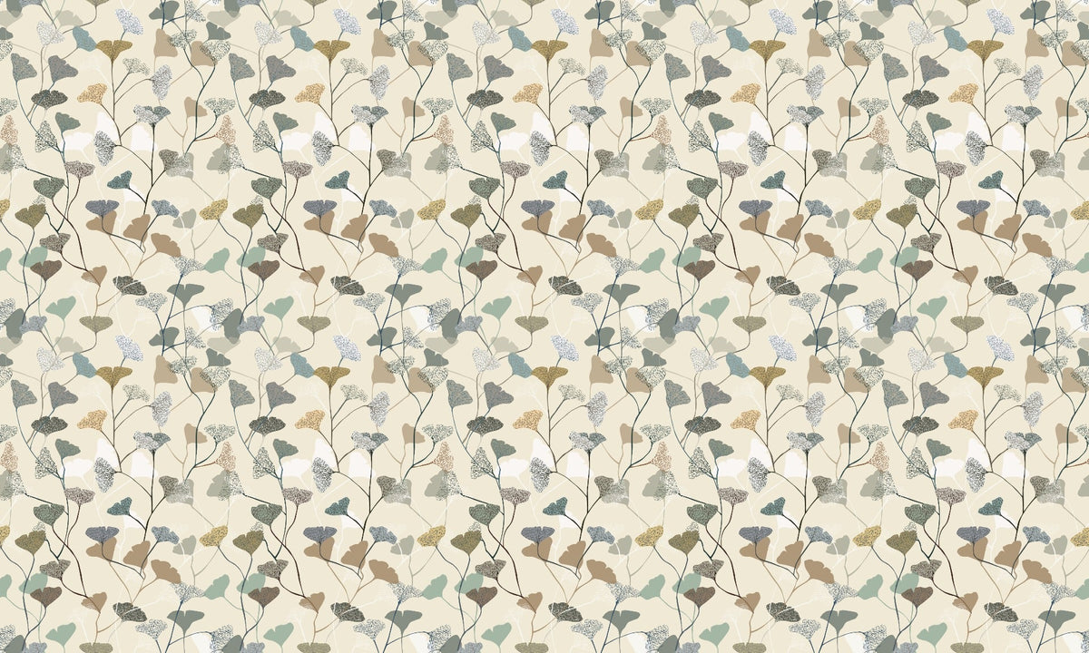 Ginkgo Leaves Pattern Wallpaper