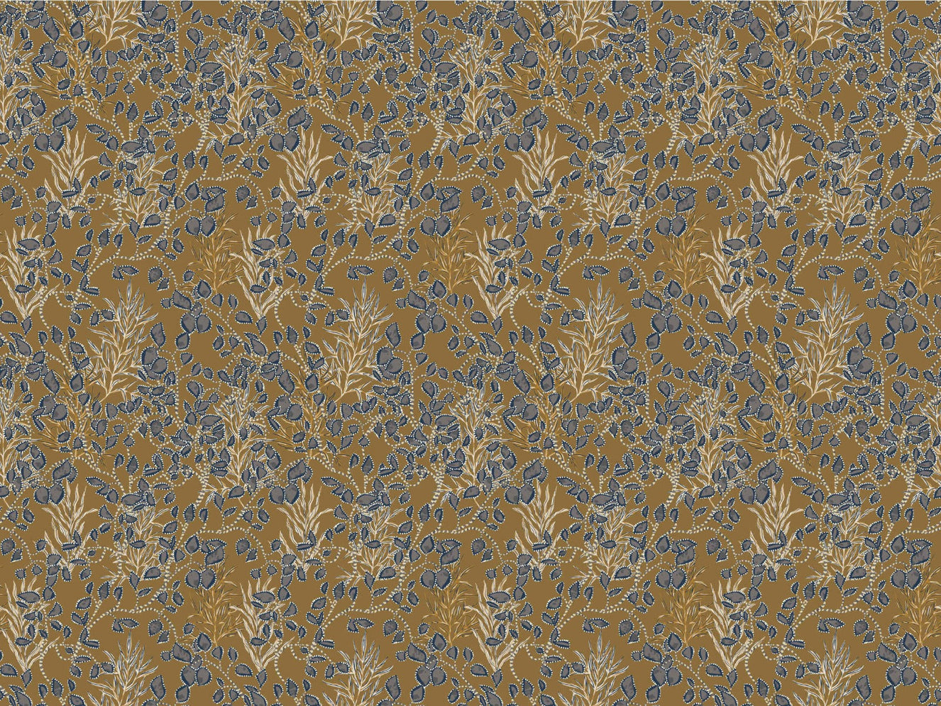 Bohemian Amber Jewel Wallpaper