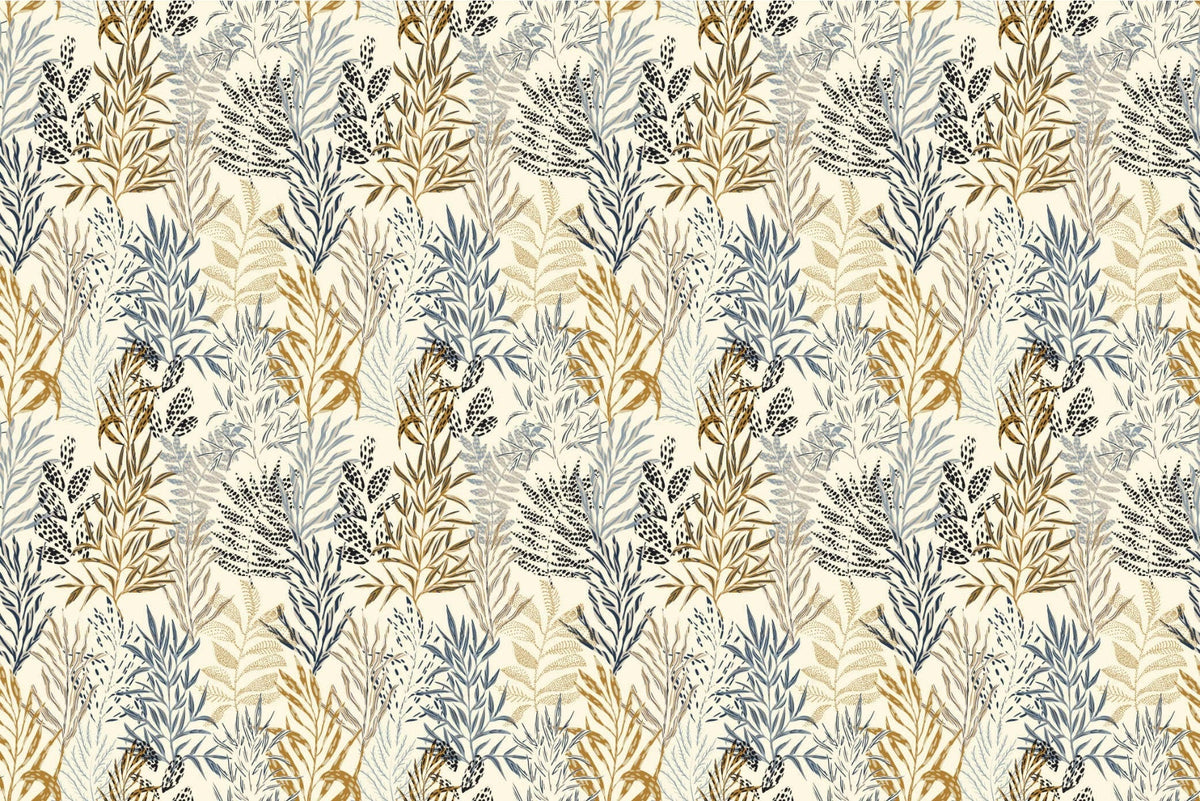 Wild Botanical Artistry Wallpaper in your room — zoomed