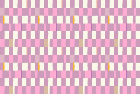 Chic Mosaic Checkerboard Wallpaper