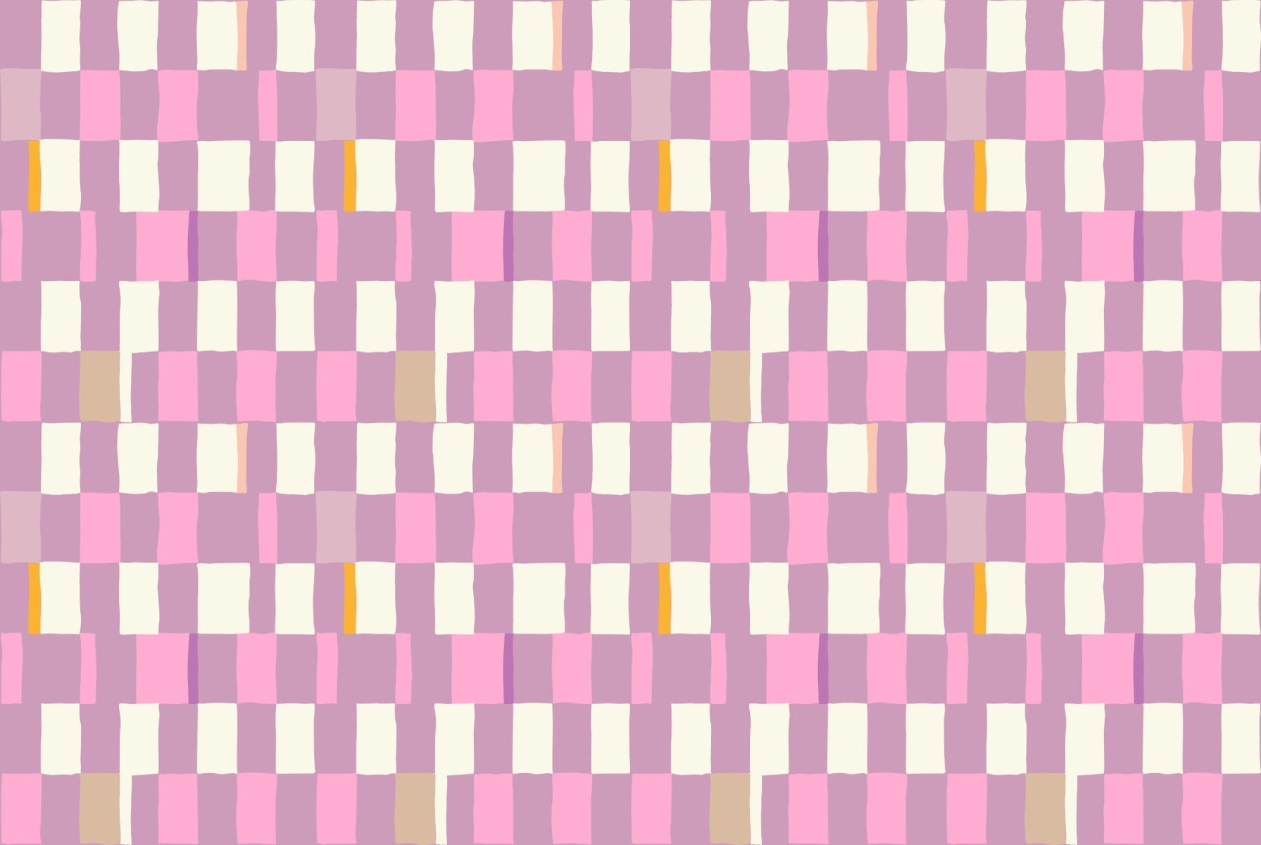 Chic Mosaic Checkerboard Wallpaper