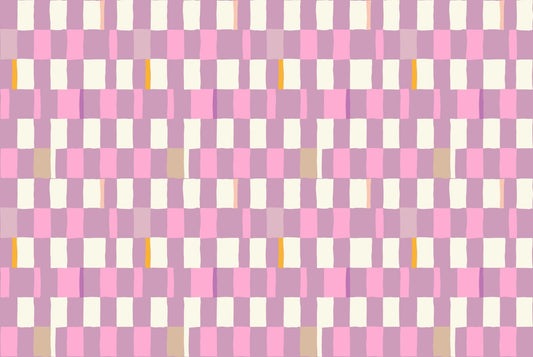 Chic Mosaic Checkerboard Wallpaper