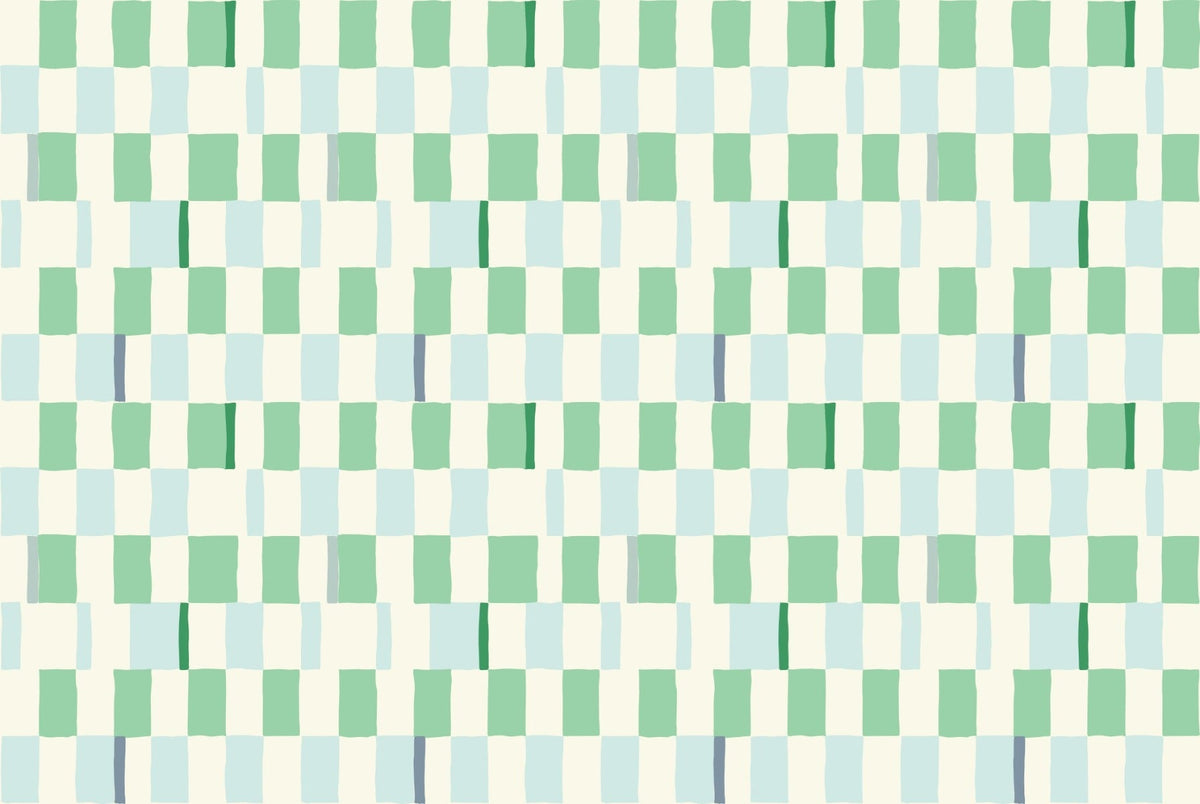 Green Verdant Breeze Wallpaper in your room — zoomed