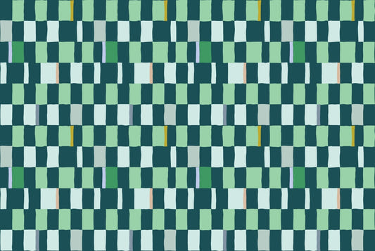Chic Summer Checkered Wallpaper