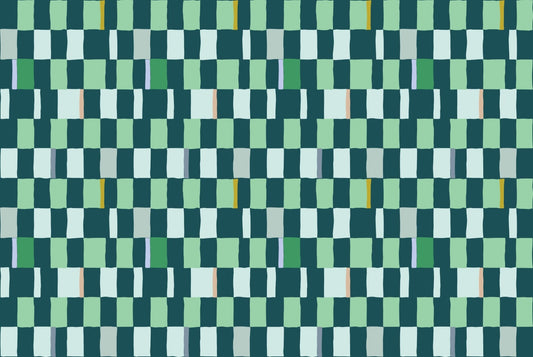 Chic Summer Checkered Wallpaper