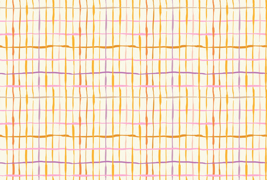 Stylish Vibrant Retro Lines Stripe Wallpaper