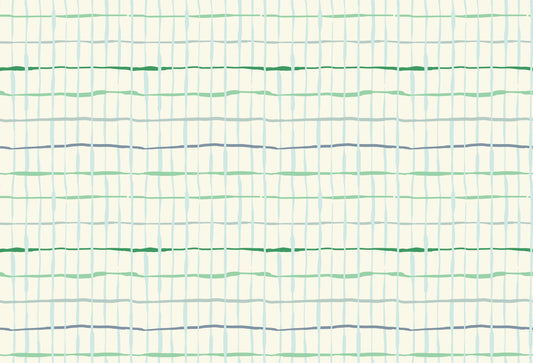 Light Green Handdrawn Lines Wallpaper