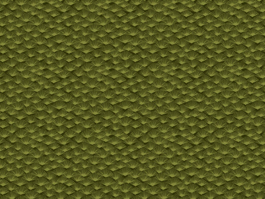 abstract palm fans green wallpaper