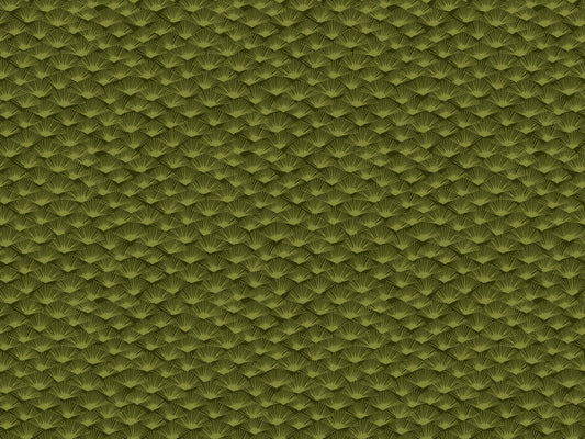 abstract palm fans green wallpaper