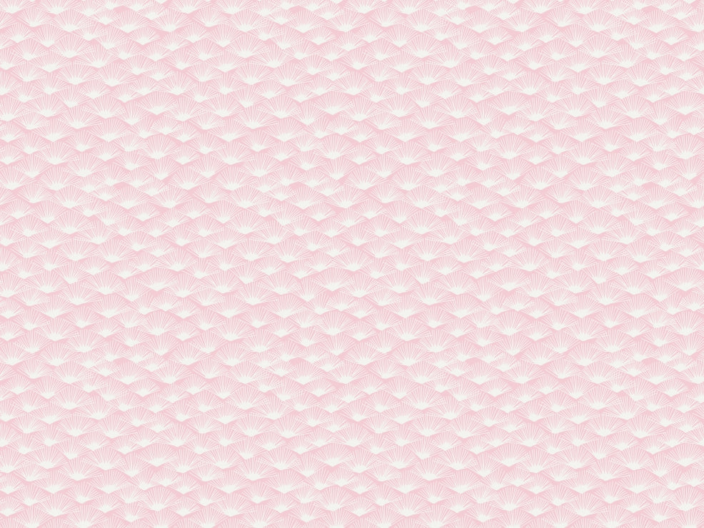 Abstract palm fans rose quartz wallpaper in your room — zoomed