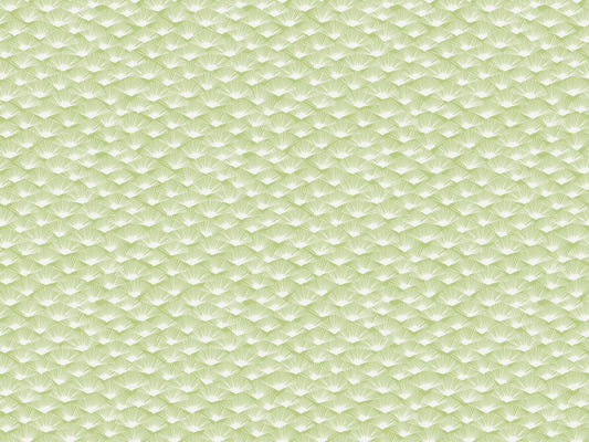 Abstract Palm Fans Sage Wallpaper