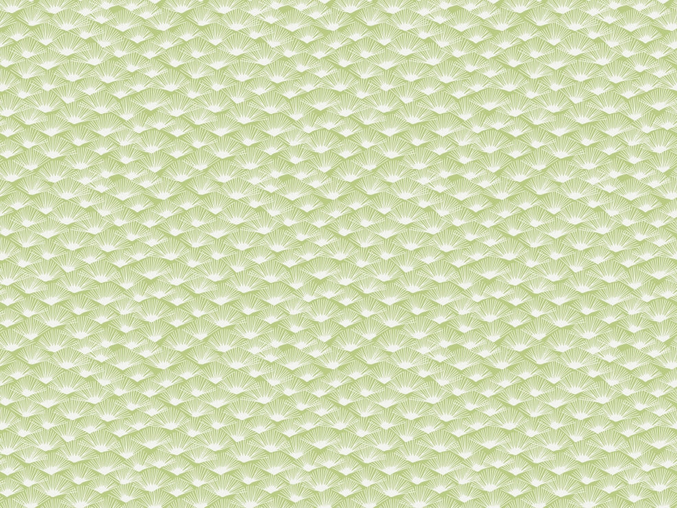 Abstract Palm Fans Sage Wallpaper