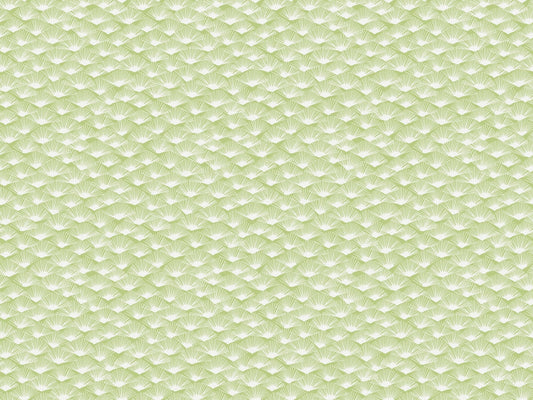 Abstract Palm Fans Sage Wallpaper
