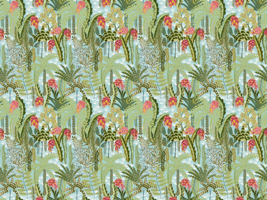 Dragon Fruit Mint Botanical Wallpaper