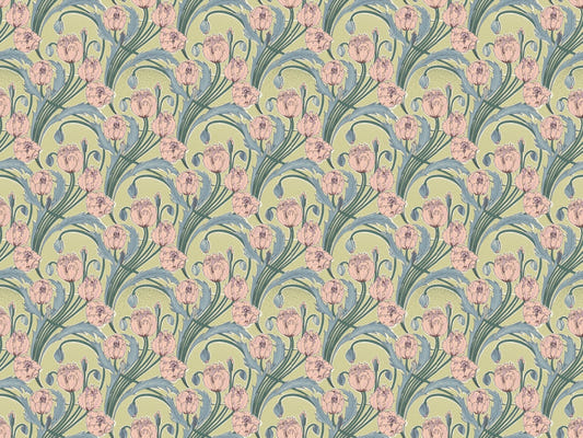 Spring Elegance Floral Wallpaper