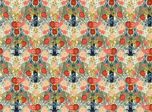 heritage rose flower garden wallpaper
