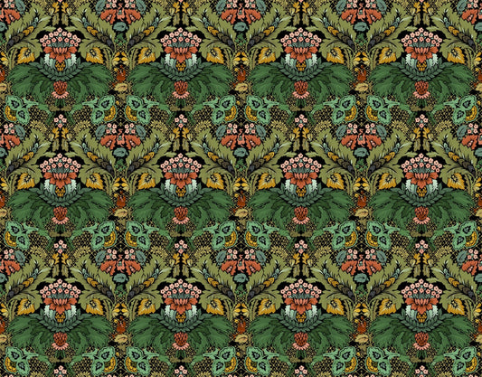 Victorian Flower Botanical Wallpaper