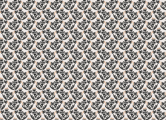 Botanical Charm Modern Wallpaper